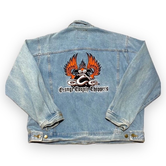 Orange County Choopers Other - Vintage Authentic Original Orange County Choppers Denim Embroidered Jean Jacket